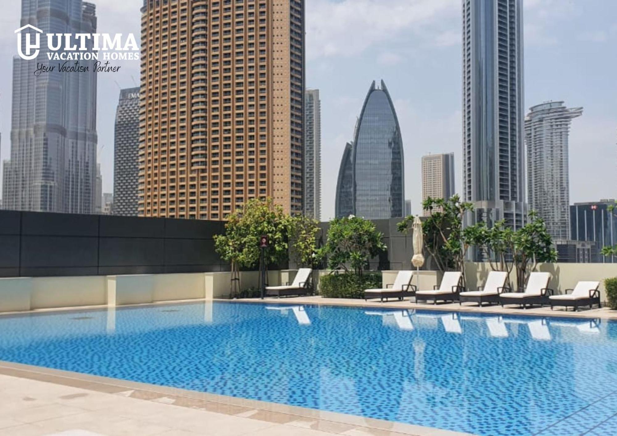 Elegant Apartment With Direct Access To Dubai Mall Bagian luar foto