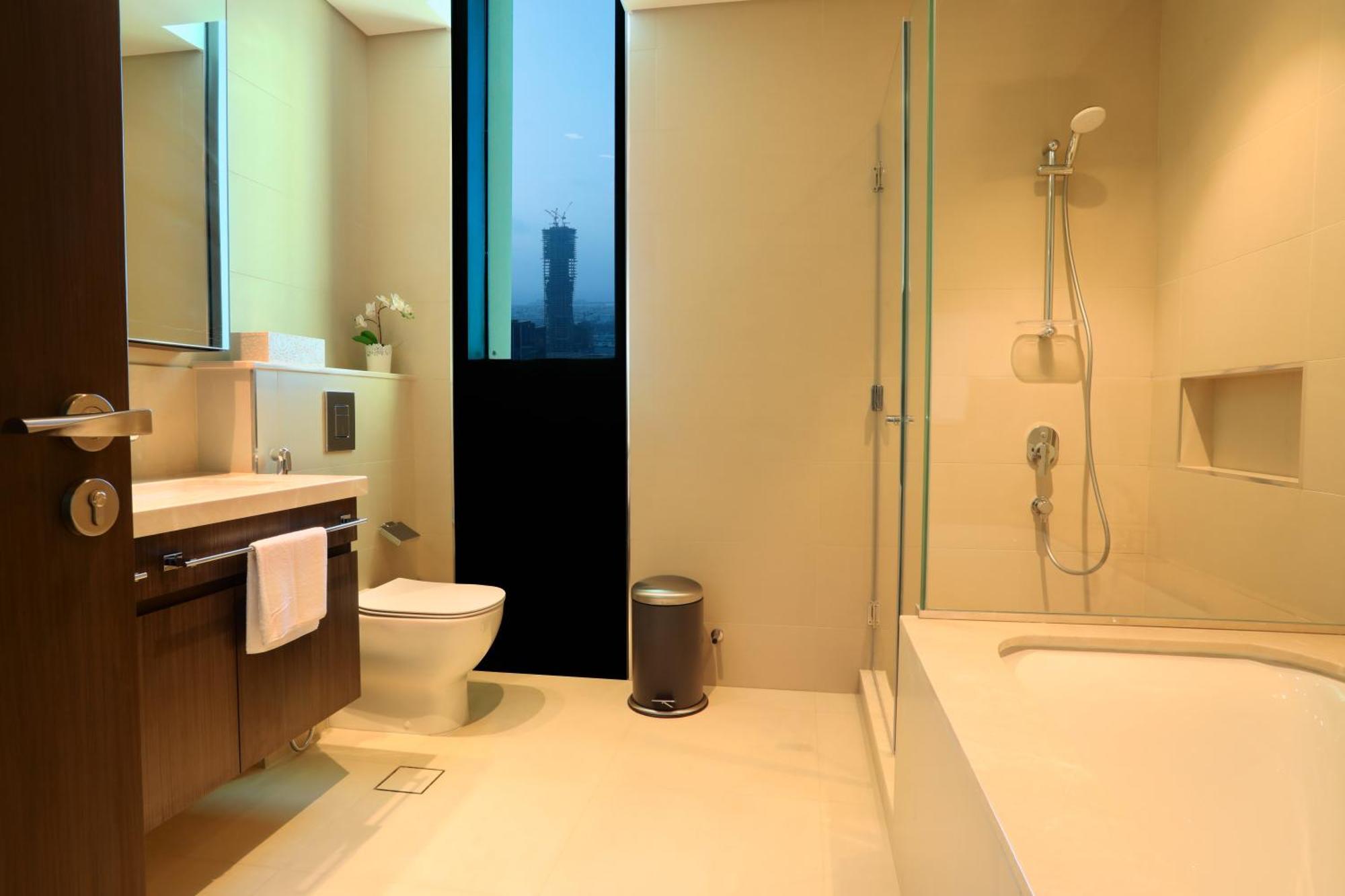 Elegant Apartment With Direct Access To Dubai Mall Bagian luar foto