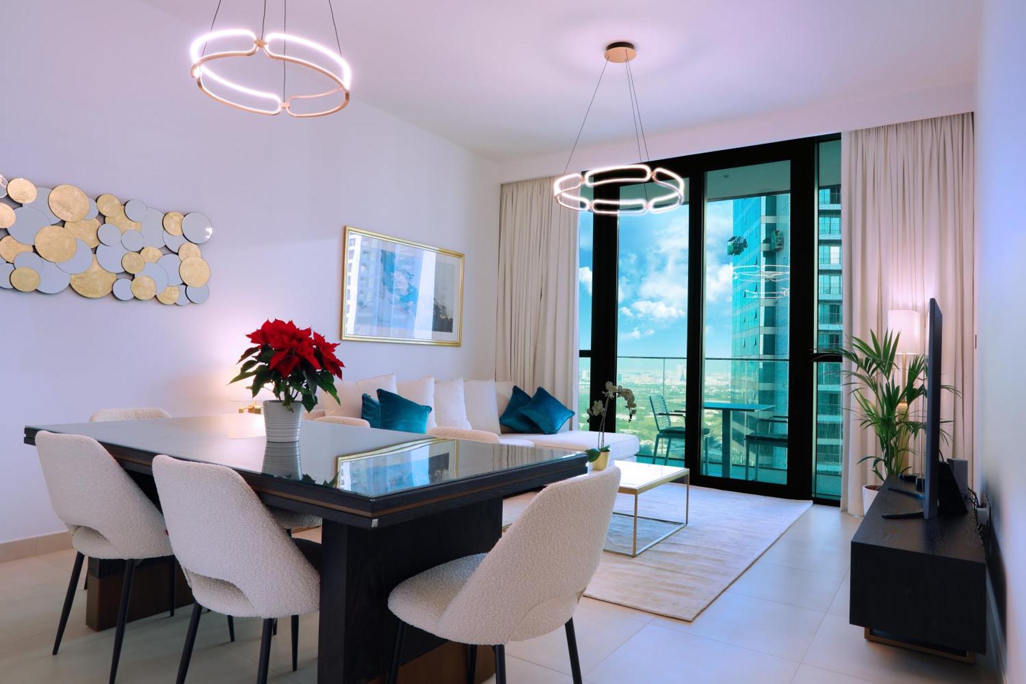 Elegant Apartment With Direct Access To Dubai Mall Bagian luar foto